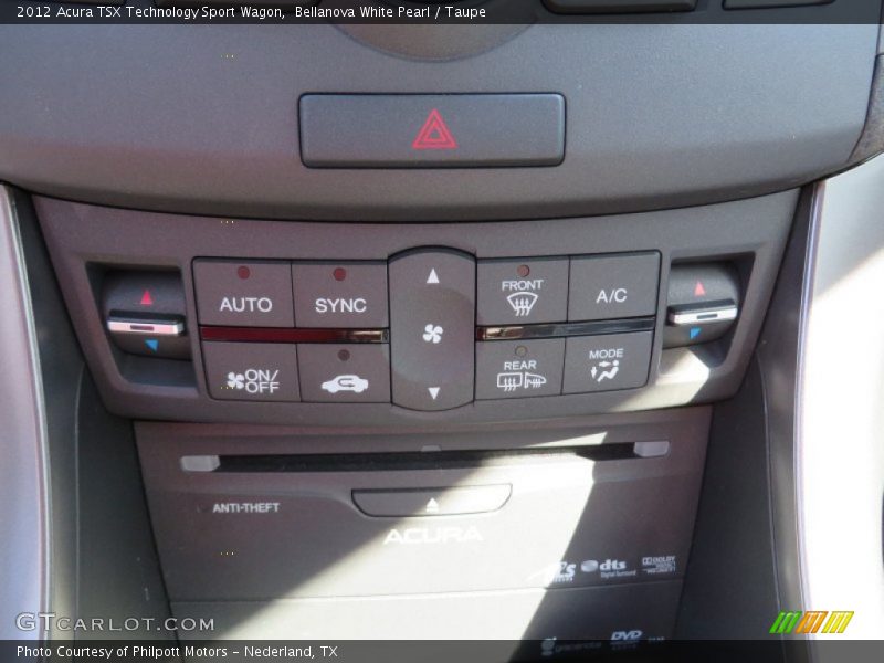 Bellanova White Pearl / Taupe 2012 Acura TSX Technology Sport Wagon