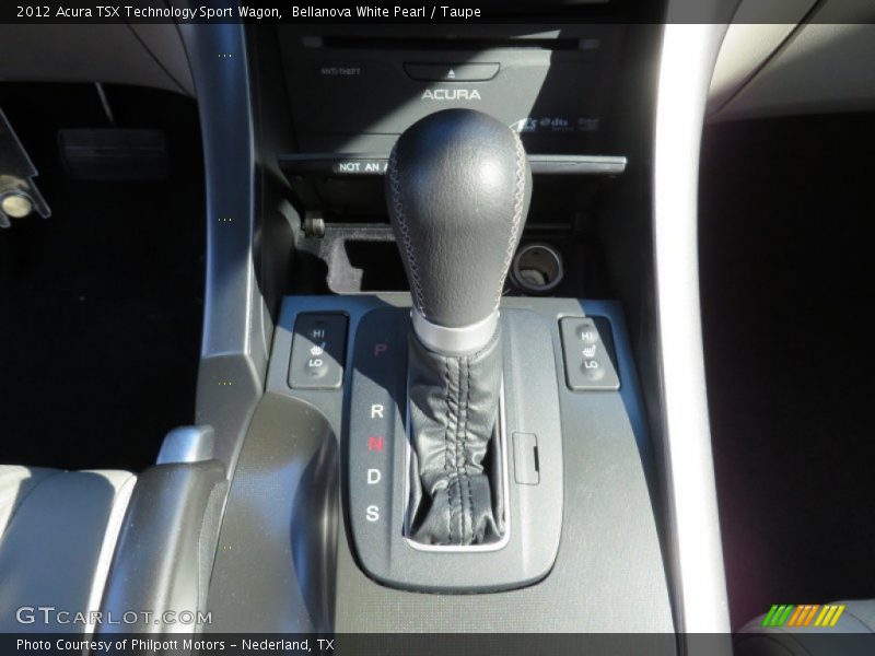 Bellanova White Pearl / Taupe 2012 Acura TSX Technology Sport Wagon