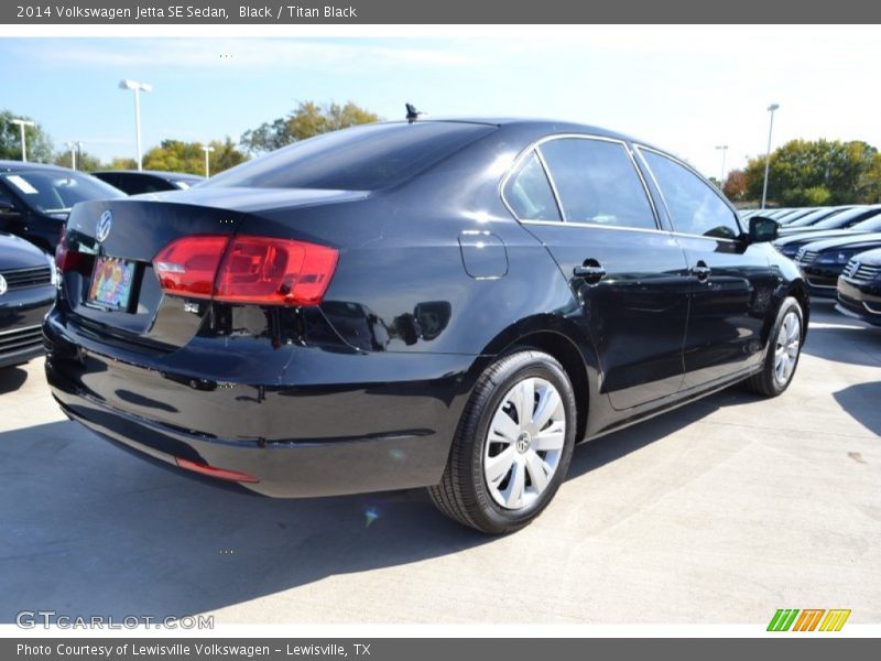 Black / Titan Black 2014 Volkswagen Jetta SE Sedan