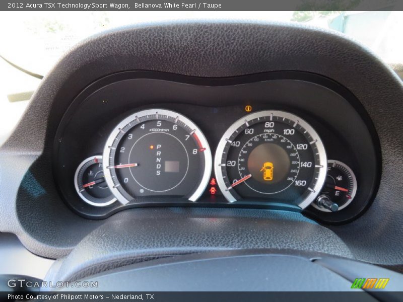 Bellanova White Pearl / Taupe 2012 Acura TSX Technology Sport Wagon