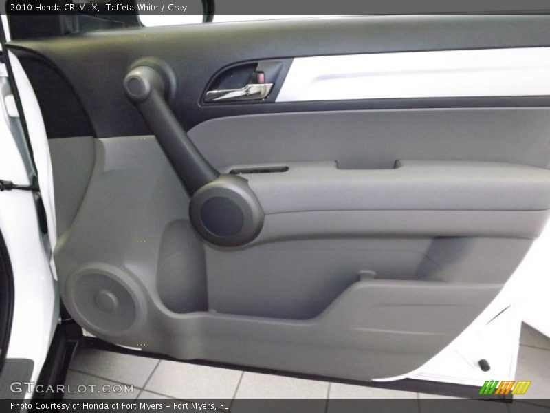 Taffeta White / Gray 2010 Honda CR-V LX