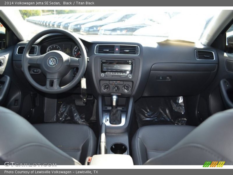 Black / Titan Black 2014 Volkswagen Jetta SE Sedan