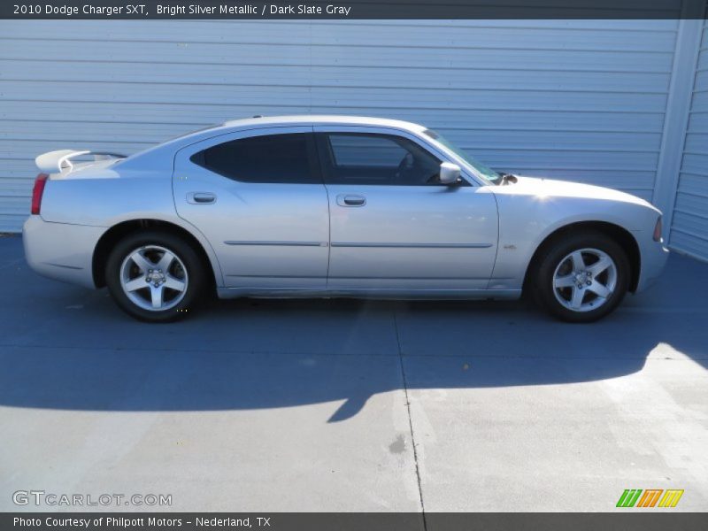 Bright Silver Metallic / Dark Slate Gray 2010 Dodge Charger SXT