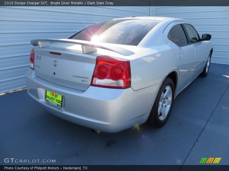 Bright Silver Metallic / Dark Slate Gray 2010 Dodge Charger SXT