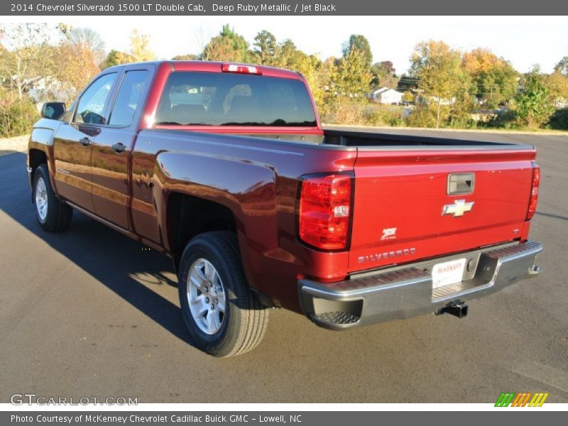 Deep Ruby Metallic / Jet Black 2014 Chevrolet Silverado 1500 LT Double Cab