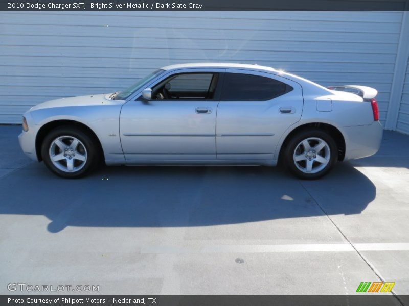 Bright Silver Metallic / Dark Slate Gray 2010 Dodge Charger SXT
