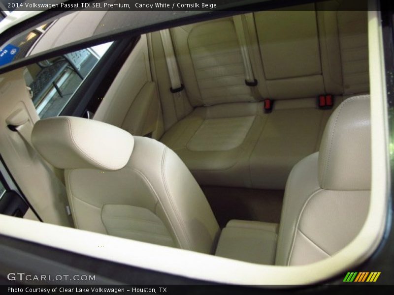 Candy White / Cornsilk Beige 2014 Volkswagen Passat TDI SEL Premium