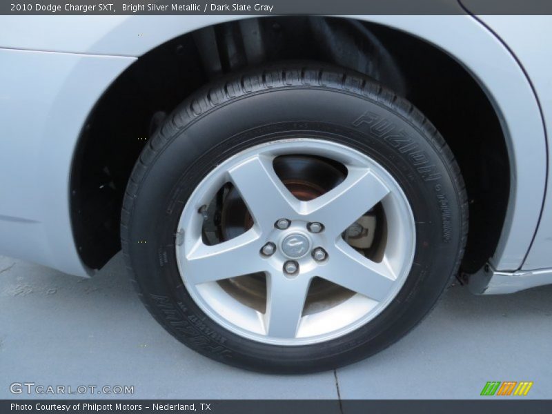 Bright Silver Metallic / Dark Slate Gray 2010 Dodge Charger SXT