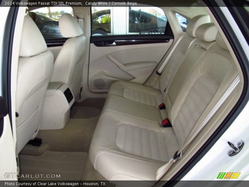 Candy White / Cornsilk Beige 2014 Volkswagen Passat TDI SEL Premium