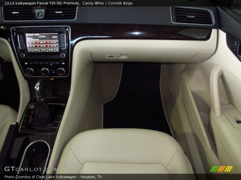 Candy White / Cornsilk Beige 2014 Volkswagen Passat TDI SEL Premium