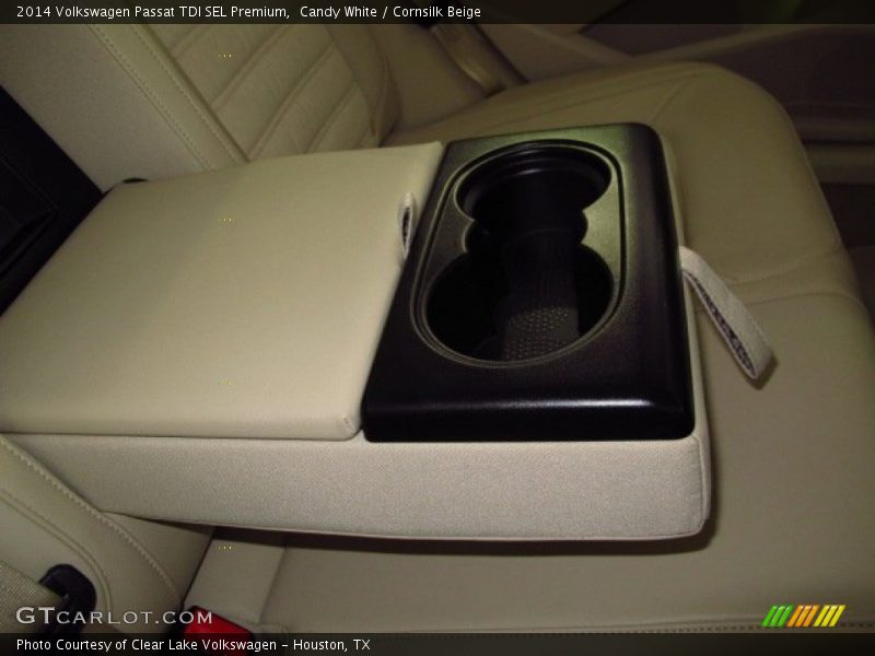 Candy White / Cornsilk Beige 2014 Volkswagen Passat TDI SEL Premium