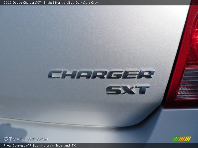 Bright Silver Metallic / Dark Slate Gray 2010 Dodge Charger SXT