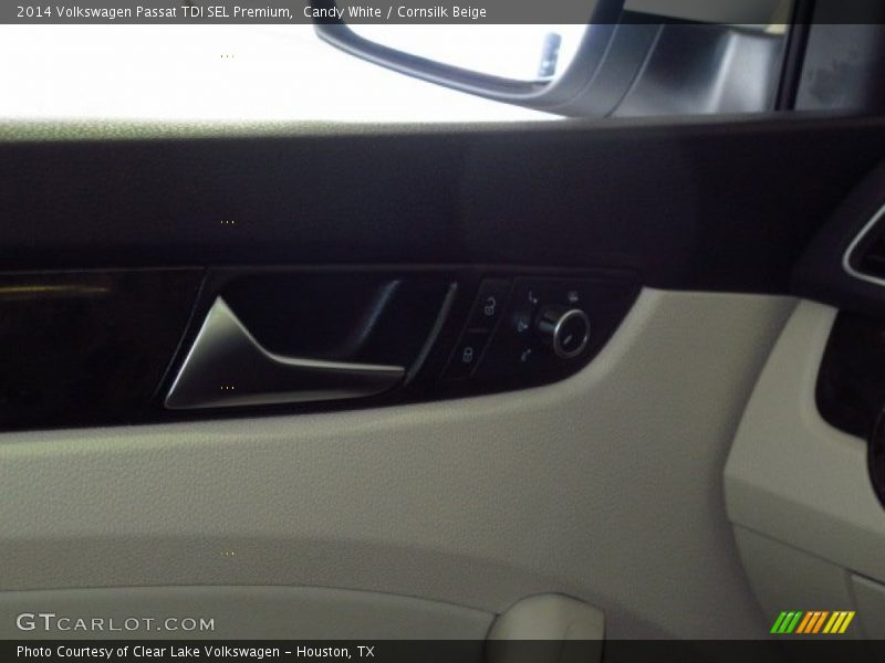 Candy White / Cornsilk Beige 2014 Volkswagen Passat TDI SEL Premium