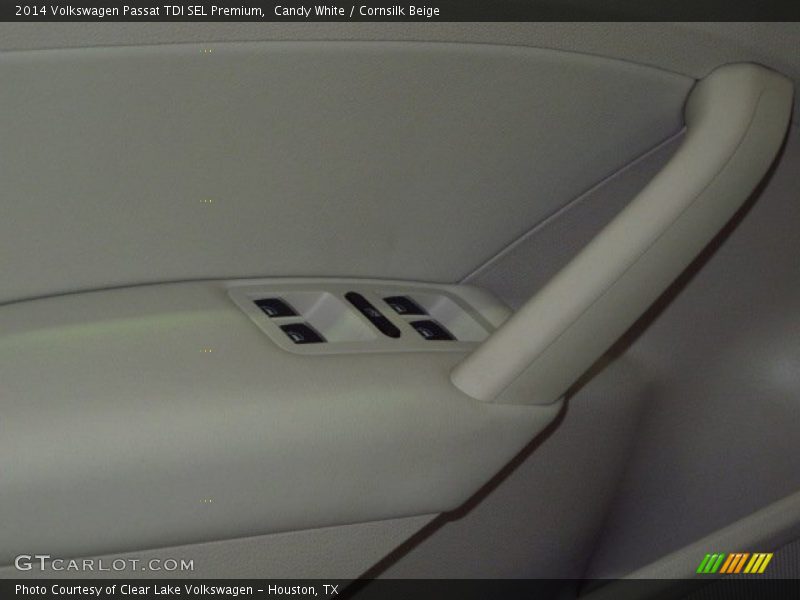 Candy White / Cornsilk Beige 2014 Volkswagen Passat TDI SEL Premium