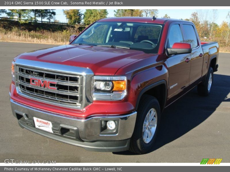 Sonoma Red Metallic / Jet Black 2014 GMC Sierra 1500 SLE Crew Cab