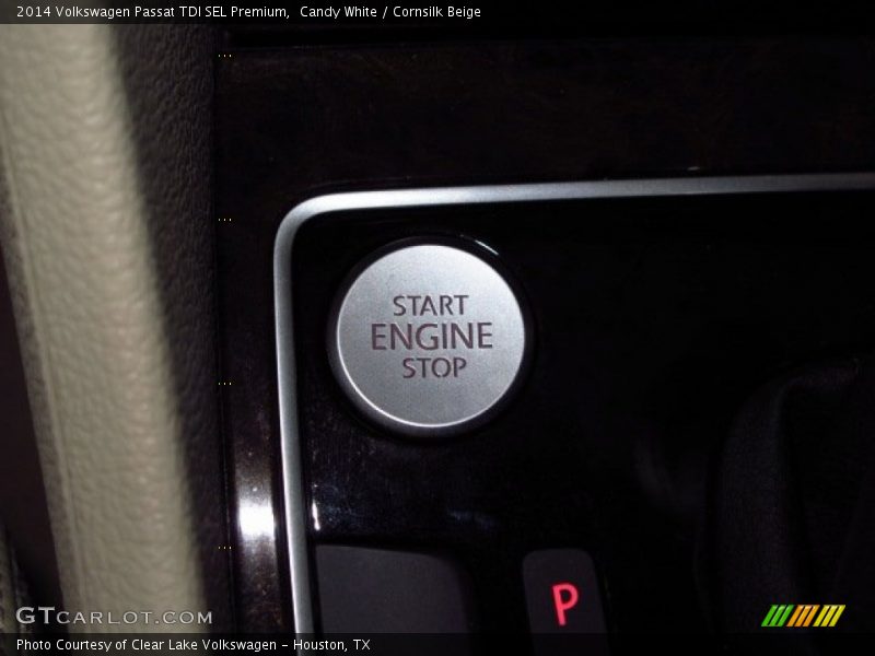 Candy White / Cornsilk Beige 2014 Volkswagen Passat TDI SEL Premium
