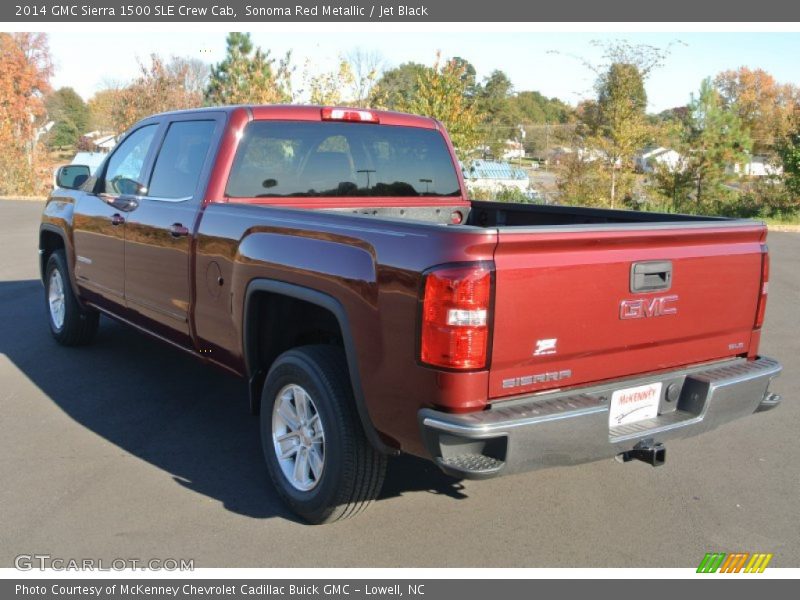 Sonoma Red Metallic / Jet Black 2014 GMC Sierra 1500 SLE Crew Cab