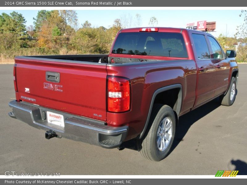 Sonoma Red Metallic / Jet Black 2014 GMC Sierra 1500 SLE Crew Cab