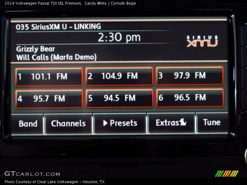 Candy White / Cornsilk Beige 2014 Volkswagen Passat TDI SEL Premium