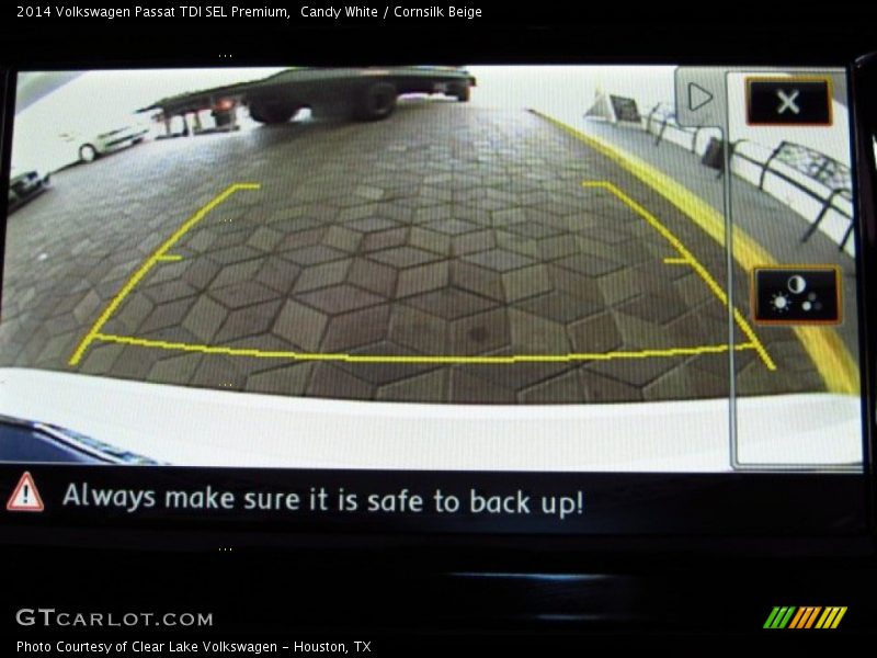 Candy White / Cornsilk Beige 2014 Volkswagen Passat TDI SEL Premium