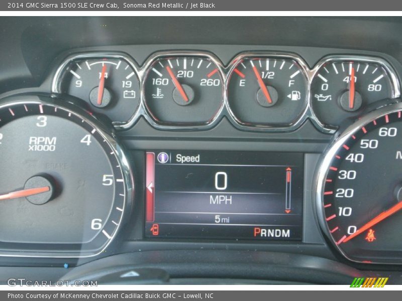 Sonoma Red Metallic / Jet Black 2014 GMC Sierra 1500 SLE Crew Cab