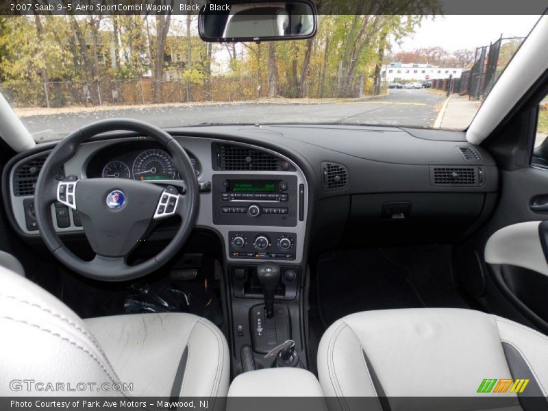 Black / Black 2007 Saab 9-5 Aero SportCombi Wagon