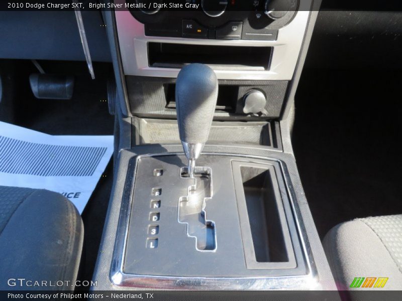 Bright Silver Metallic / Dark Slate Gray 2010 Dodge Charger SXT