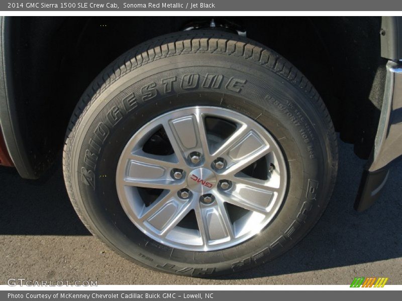 Sonoma Red Metallic / Jet Black 2014 GMC Sierra 1500 SLE Crew Cab