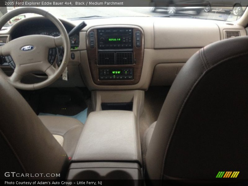Black / Medium Parchment 2005 Ford Explorer Eddie Bauer 4x4