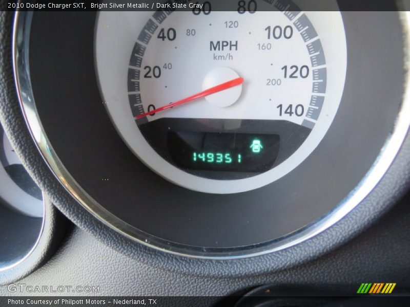 Bright Silver Metallic / Dark Slate Gray 2010 Dodge Charger SXT