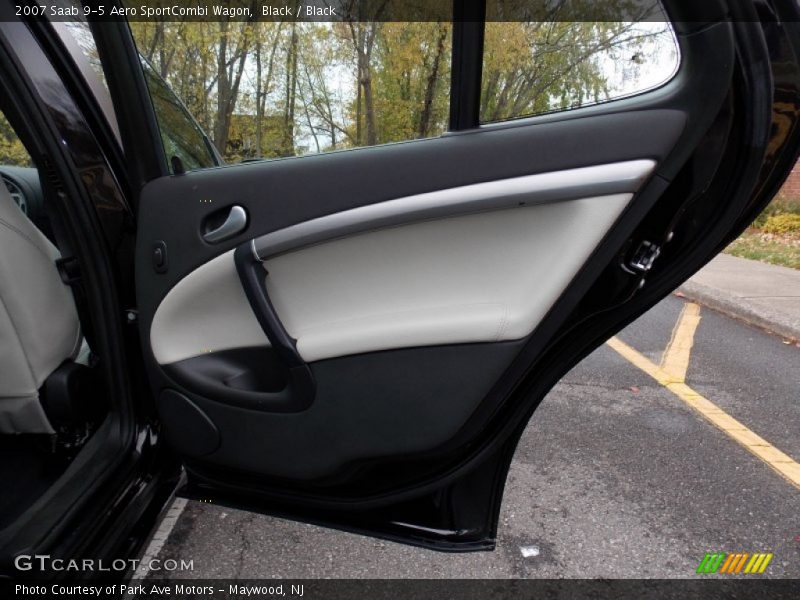 Black / Black 2007 Saab 9-5 Aero SportCombi Wagon