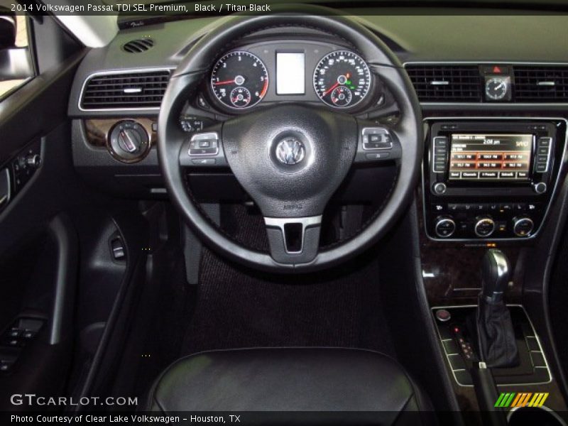 Black / Titan Black 2014 Volkswagen Passat TDI SEL Premium