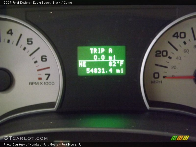 Black / Camel 2007 Ford Explorer Eddie Bauer