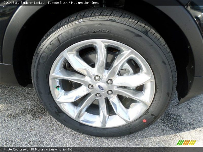 Tuxedo Black / Medium Light Stone 2014 Ford Explorer Limited