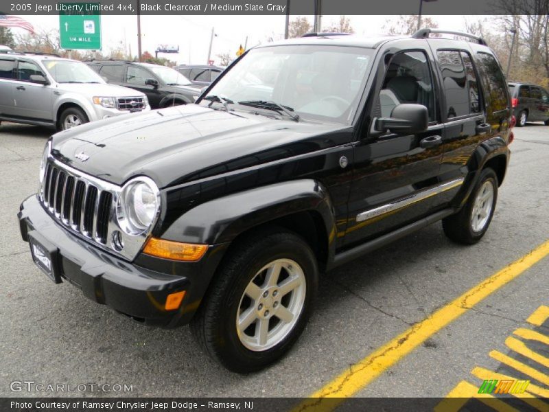 Black Clearcoat / Medium Slate Gray 2005 Jeep Liberty Limited 4x4