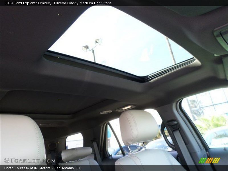 Tuxedo Black / Medium Light Stone 2014 Ford Explorer Limited