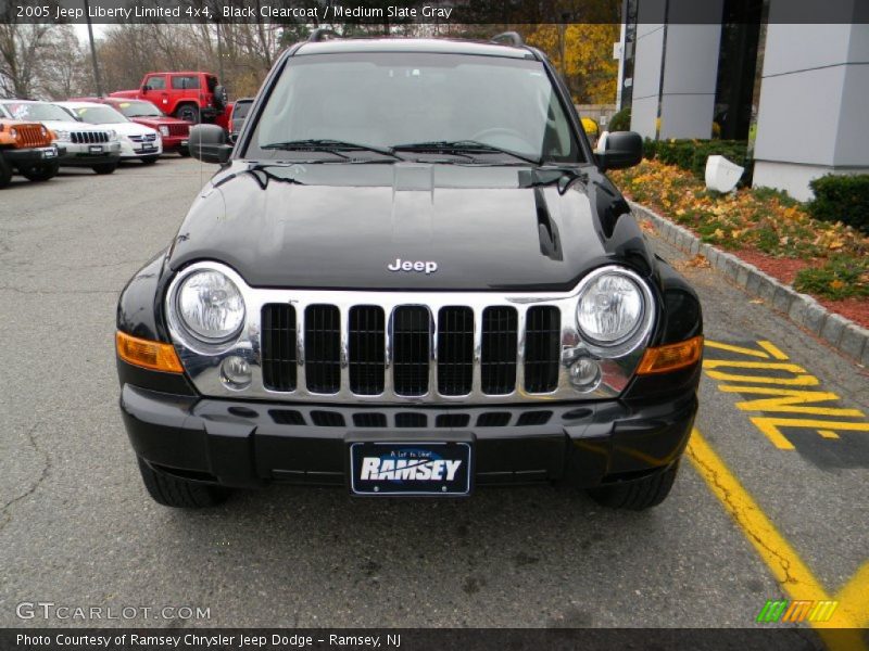 Black Clearcoat / Medium Slate Gray 2005 Jeep Liberty Limited 4x4