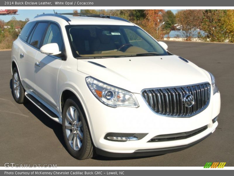 White Opal / Cocaccino 2014 Buick Enclave Leather