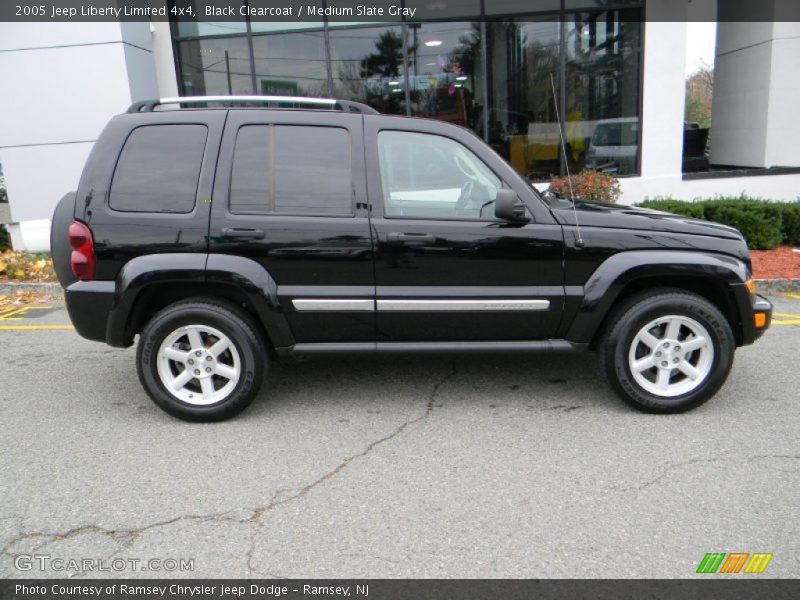 Black Clearcoat / Medium Slate Gray 2005 Jeep Liberty Limited 4x4