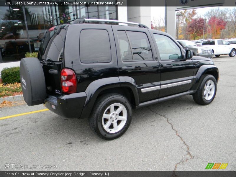 Black Clearcoat / Medium Slate Gray 2005 Jeep Liberty Limited 4x4