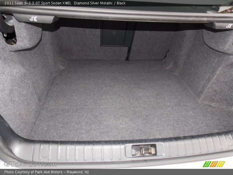 Diamond Silver Metallic / Black 2011 Saab 9-3 2.0T Sport Sedan XWD
