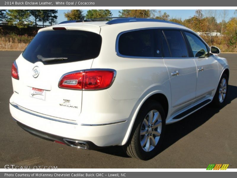 White Opal / Cocaccino 2014 Buick Enclave Leather