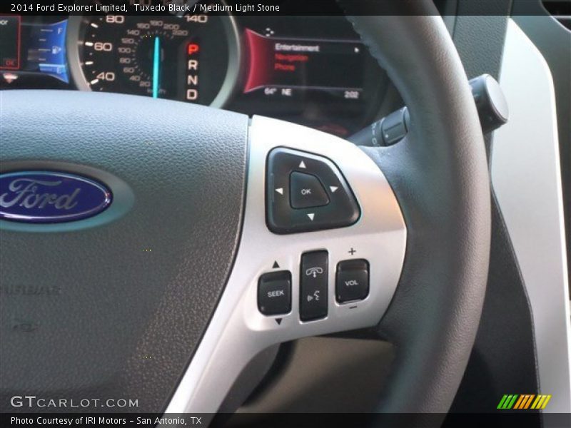 Tuxedo Black / Medium Light Stone 2014 Ford Explorer Limited