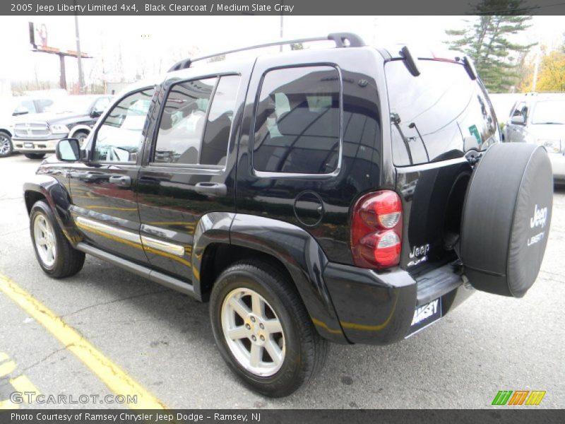 Black Clearcoat / Medium Slate Gray 2005 Jeep Liberty Limited 4x4