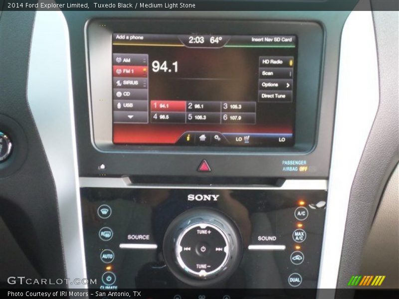 Tuxedo Black / Medium Light Stone 2014 Ford Explorer Limited