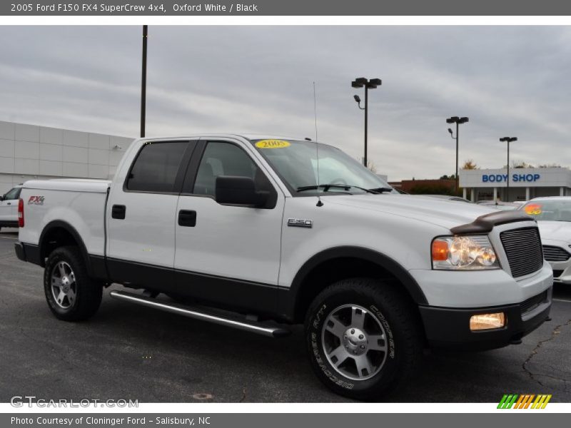 Oxford White / Black 2005 Ford F150 FX4 SuperCrew 4x4