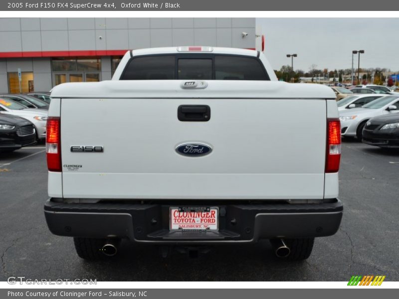 Oxford White / Black 2005 Ford F150 FX4 SuperCrew 4x4