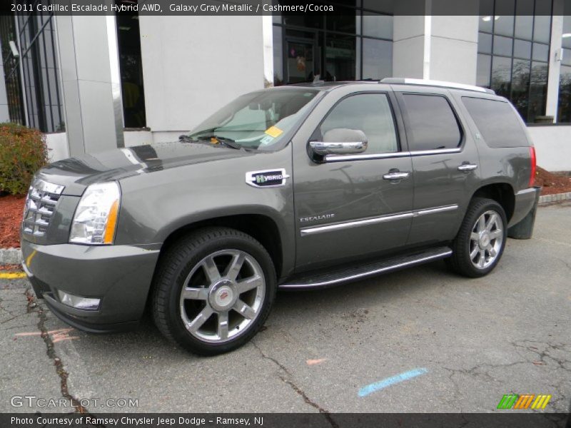 Galaxy Gray Metallic / Cashmere/Cocoa 2011 Cadillac Escalade Hybrid AWD