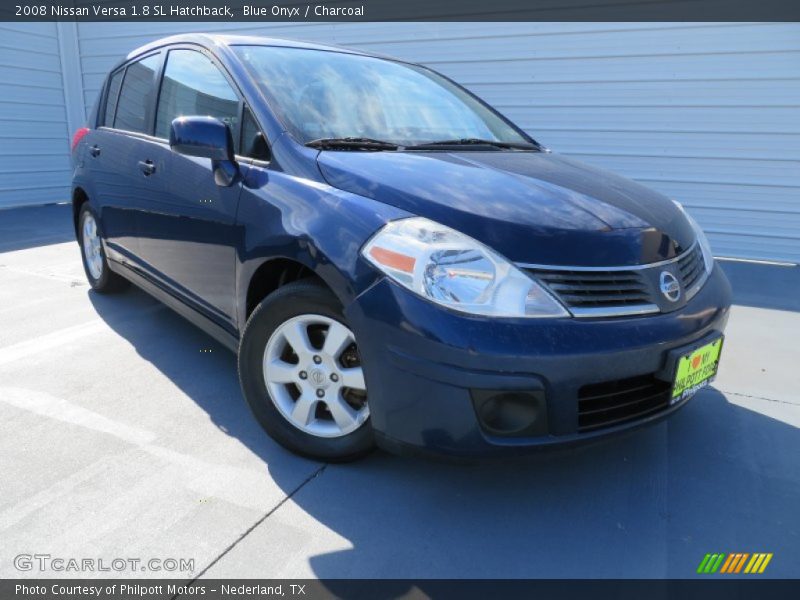 Blue Onyx / Charcoal 2008 Nissan Versa 1.8 SL Hatchback