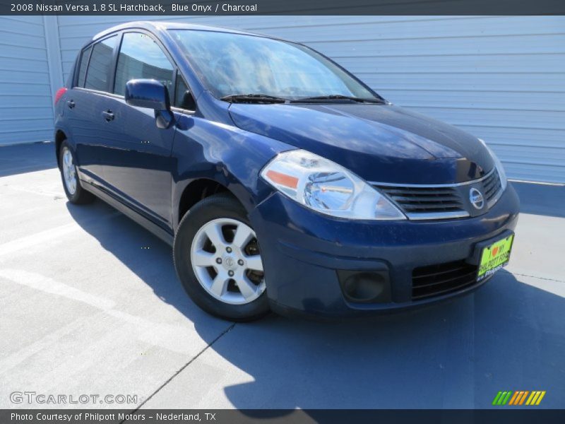 Blue Onyx / Charcoal 2008 Nissan Versa 1.8 SL Hatchback